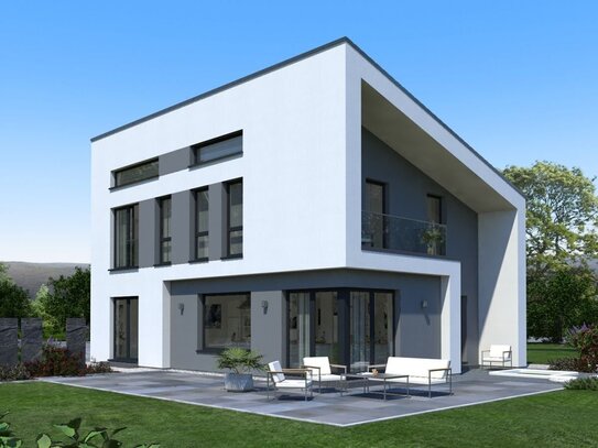 Ein Haus mit Pultdach - inklusive Sitzfenster XL!