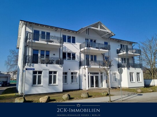 Sonne, Sonne, Meer! Apartment mit 36 m² Sonnenterrasse im Ostseebad Sellin! Stellplatz inklusive!