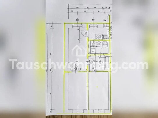 [TAUSCHWOHNUNG] kleine 2,5- 3Raum Wohnung . WG geignet