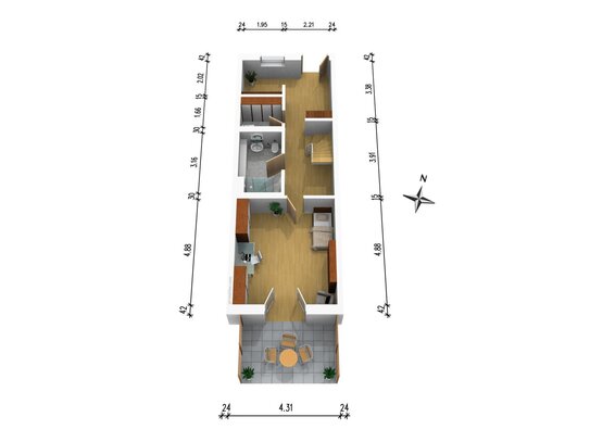 Neubau+Erstbezug Reihenhaus zu vermieten