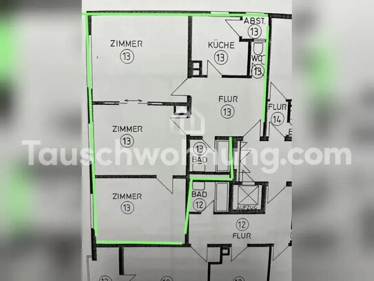 [TAUSCHWOHNUNG] 3 Zimmer Wohnung in Stuttgart-West