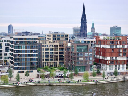 Panoramawohnung der Extraklasse mit Süd-Loggia zur Elbseite - Traumausblicke aufs Wasser!