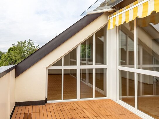 Reizende 3-Zimmer-Wohnung mit südseitiger Dachterrasse