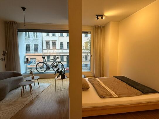 Exklusive, möblierte 2-Zimmer-Wohnung mit gehobener Ausstattung mit Balkon und EBK in Berlin Mitte