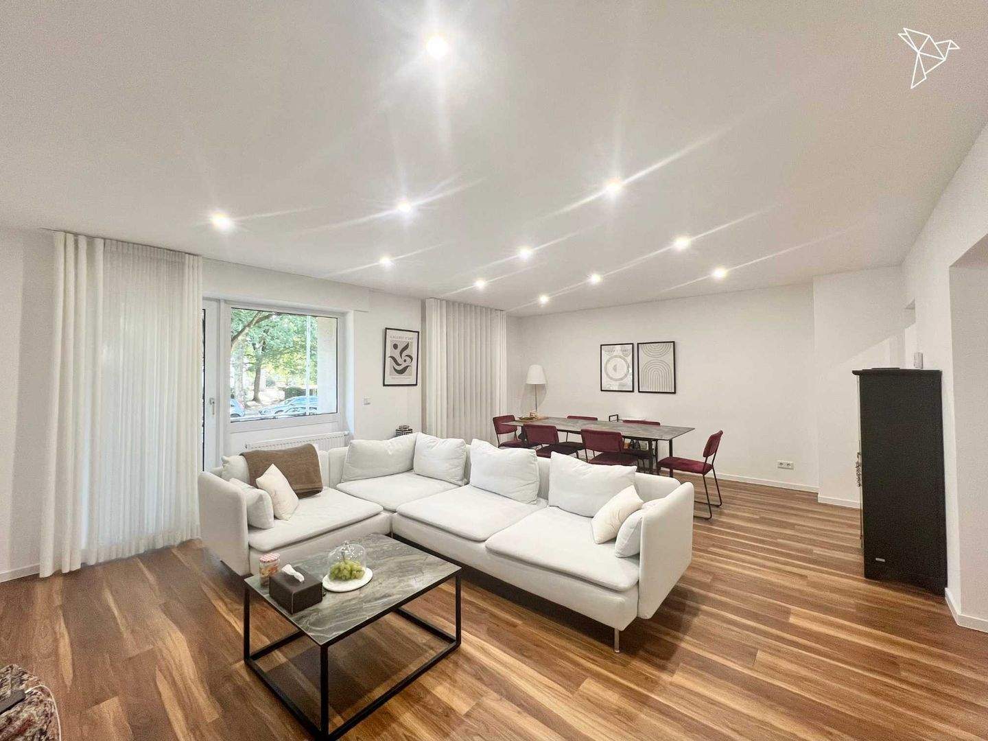 MODERN & PRAKTISCH ??? Helle 3-Zimmer-Wohnung mit Balkon und smarten Details in Niederrad!