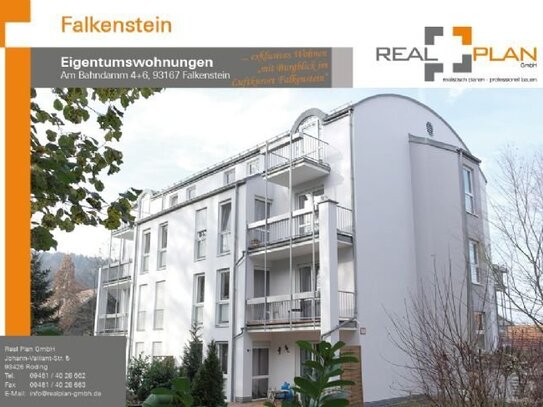 3-Zimmer-Gartenwohnung mit 2 Terrassen und herrlichem Burgblick im Luftkurort Falkenstein!