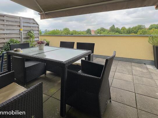 Schöne 4-Raum-Eigentumswohnung mit großer Dachterrasse im Stadtteil Bohnitzsch in Meißen