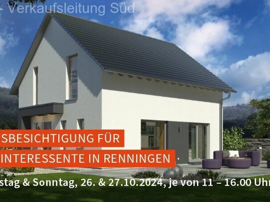 Hausbesichtigung in Renningen 2 x OKAL Doppelhaus mit Keller