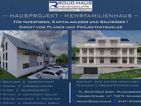 + EXKLUSIVES MEHRFAMILIENHAUS-PROJEKT! +