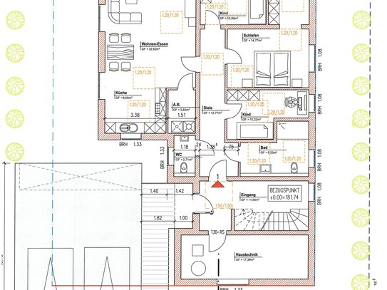 Neubau-Erdgeschosswohnung in Saarlouis