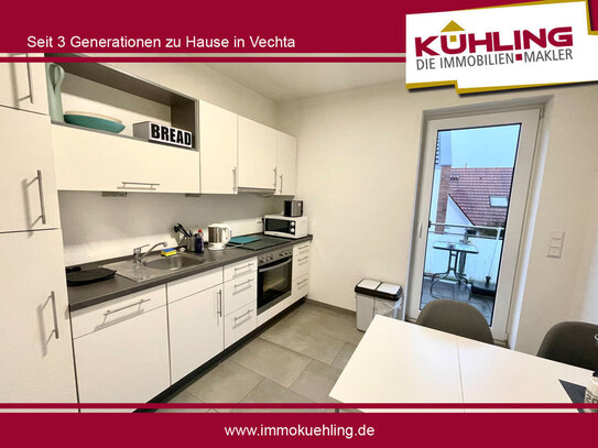 **Moderne 3-Zimmer Obergeschosswohnung in Zentral Vechta**