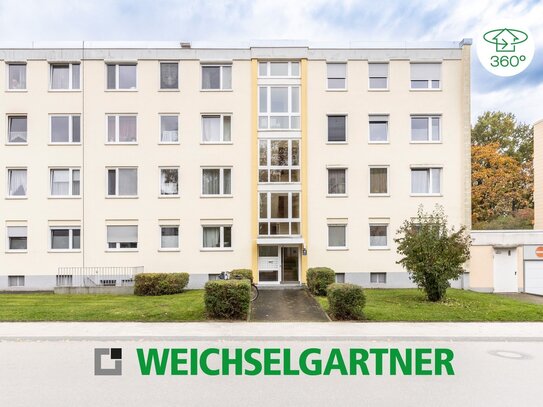 Praktisch geschnittene und vermietete Wohnung mit Süd-Balkon in ruhiger Lage