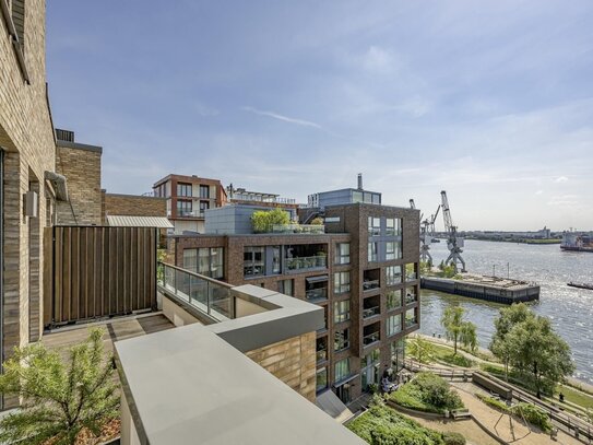 Endetage mit Dachterrasse und Elbblick