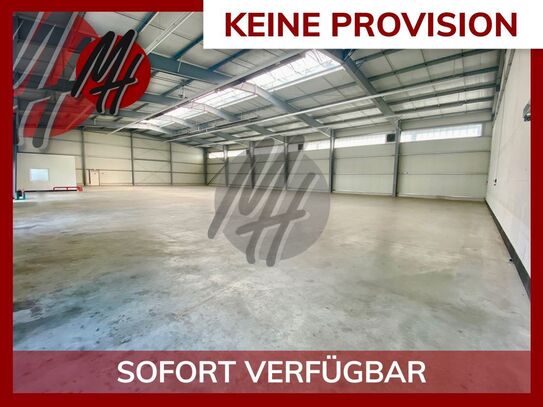 KEINE PROVISION - SCHNELL VERFÜGBAR - Lager (1.300 m²) zu vermieten