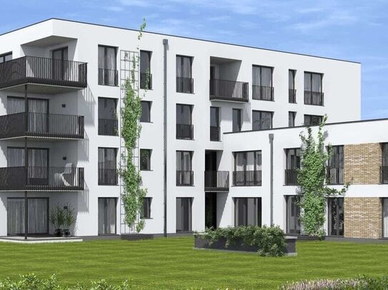 Erstbezug Neubau 3 Zimmer-Wohnung mit Terrasse und Gartenanteil