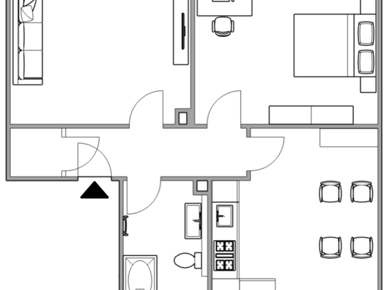 ERSTBEZUG zum 01.02.2025 - Zentrales & modernes Wohnen: 2 Zi.-Whg. in Unterföhring