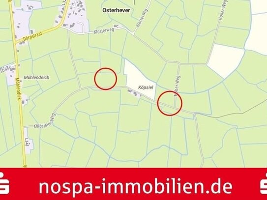 Online Bieterverfahren: 4,8706 ha. unverpachtetes Grünland (Bodenpunkte:73) der Gemarkung Osterhever