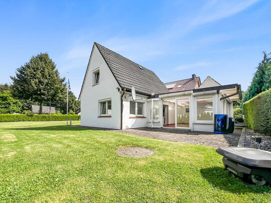 GELEGENHEIT! Voll möbl. EFH. mit Wintergarten u. großem Garten zur Miete auf Zeit in HH-Öjendorf