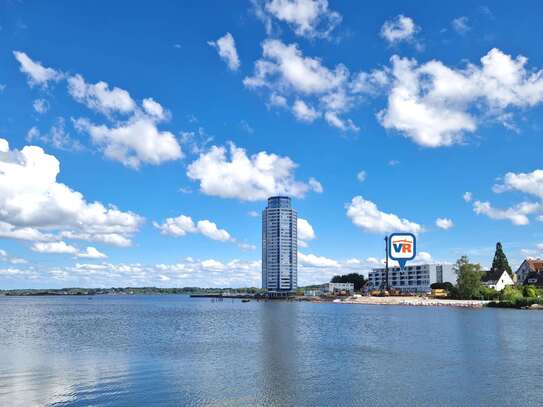 Offene 2-Zimmer-Wohnung mit Loggia und schönem Ausblick in direkter Schlei- als auch Hafennähe