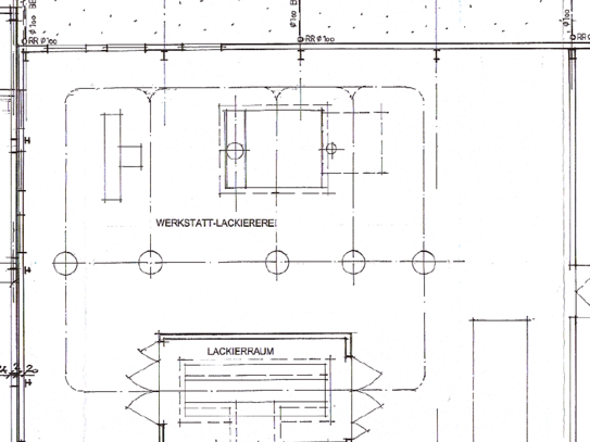 Gewerbehalle ( Lackierhalle )