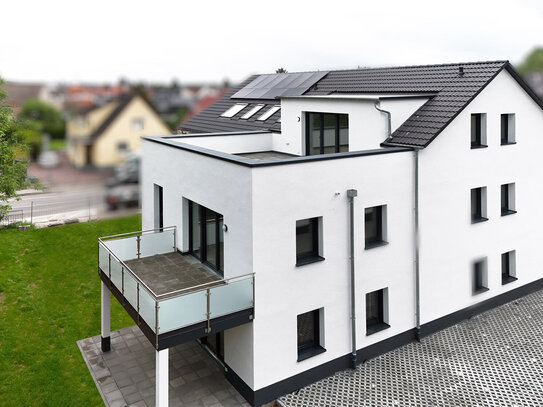 - KfW förderfähig - Barrierefreie DG-Wohnung, 42m² West-Dachterrasse mit Blick ins Grüne