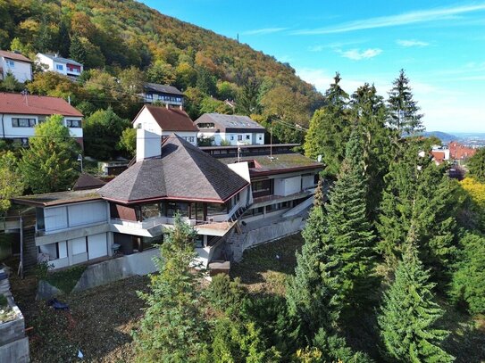 Über den Dächern von Geislingen - Imposante Architektenvilla in exponierter Halbhöhenlage