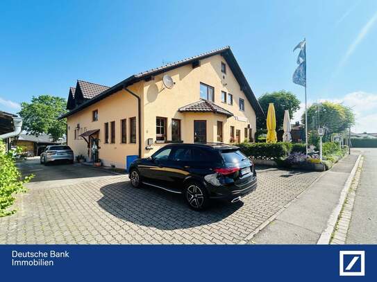 Solides Gasthaus. Sonniger Biergarten. Fremdenzimmer + 2 Ferienwohnungen