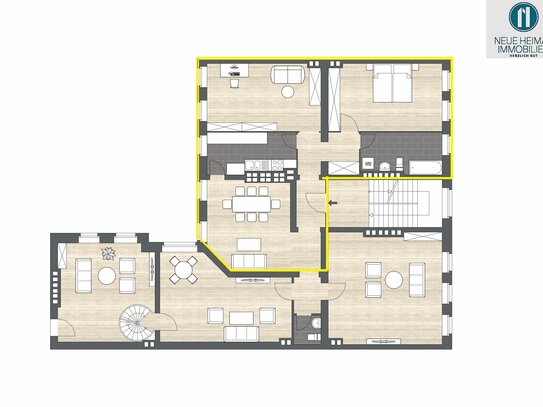 Einzigartige 3-Zimmer-Wohnung in Moabit (noch zu teilen)