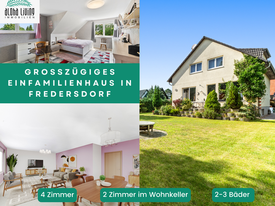 Sonnige Lebensfreude: Geräumiges Einfamilienhaus mit Terrasse, Garten & großem Keller in Fredersdorf