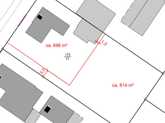 ***Freiheit für Ihre Wohnträume: Baugrundstück in zweiter Reihe mit 814 m² Fläche in Schwanewede