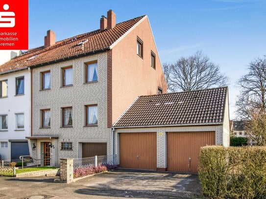 Bremen-Lüssum: Großzügiges Zwei-/Dreifamilienhaus mit viel Potenzial und Garten