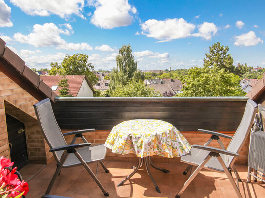 Maisonettewohnung mit Dachterrasse und grandioser Fernsicht in begehrter Lage von Schweinfurt