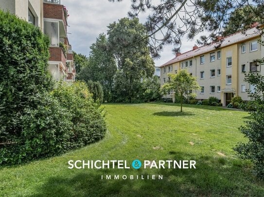 Gartenstadt Süd | Moderne 3-Zimmer-Wohnung mit Balkon in zentraler Lage