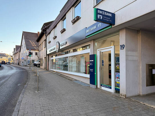 Ladeneinheit * 7 lfm Schaufenster * Ortsmitte Plieningen * Klimaanlage