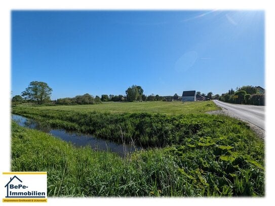 BePe Immobilien- Ihr erster Schritt zum Eigentum. Baugrundstück in ruhiger, naturreicher Lage zu verkaufen Pasewalk, Lö…