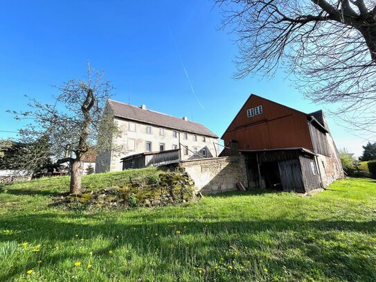 kleiner 2-Seit-Hof - Wohnhaus und Scheune mit Tenne in Ruppendorf