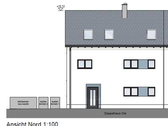 NEUBAU: Doppelhaushälfte in östlicher Ausrichtung in Berg