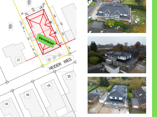 Moderne Doppelhaushälfte in Rendsburg – Neubau zu vermieten, KfW 40 NH Energieeffizient