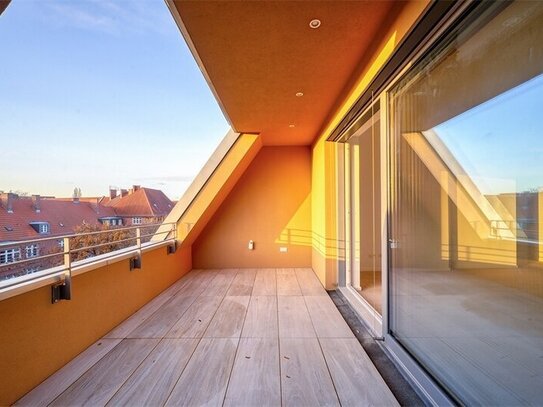 Der Luxus, niemanden über sich zu wissen. Dachneubau mit Rooftop-Terrasse