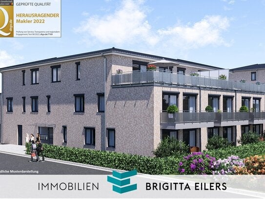 NEUBAU: Moderne 2,5-Zimmer-EG-Wohnung mit Terrasse & Gartenanteil