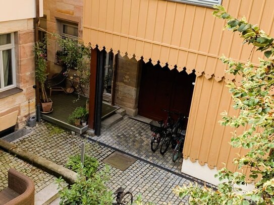 Stilvolle 3-Zimmer-Terrasenwohnung im Herzen der Fürther Altstadt