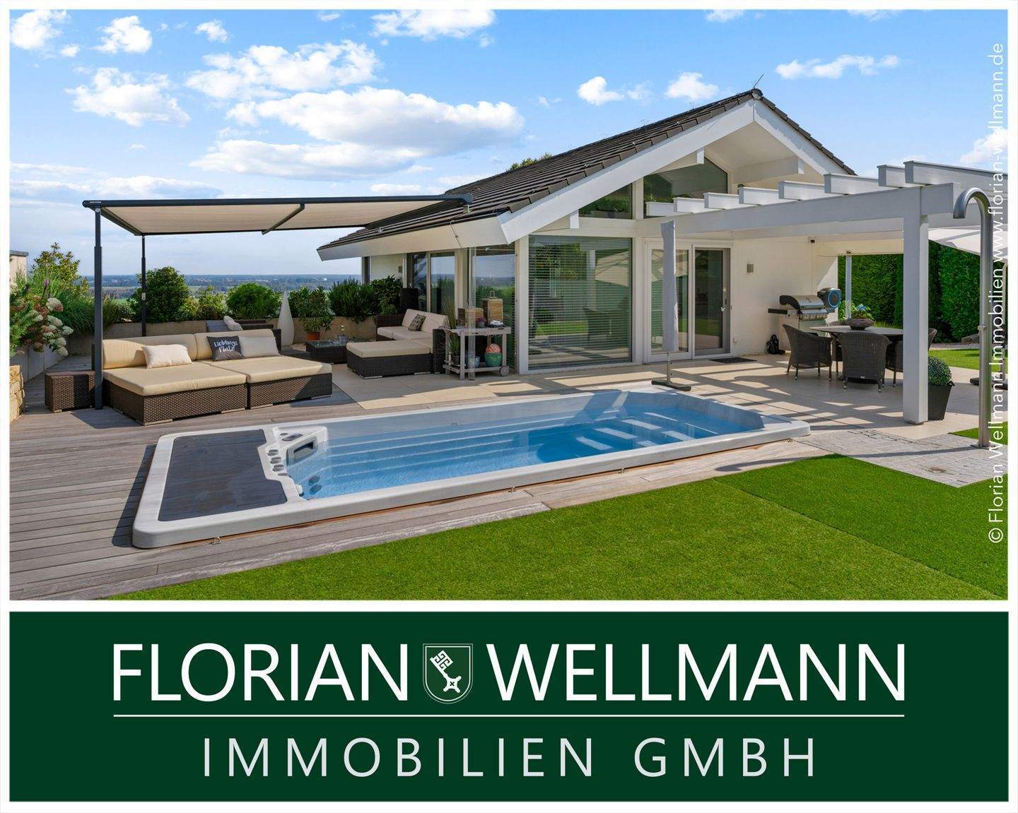 Lübbecke - Nettelstedt | Exquisite Luxusresidenz: Traumhafte Aussicht, Außenpool und erstklassige Ausstattung!