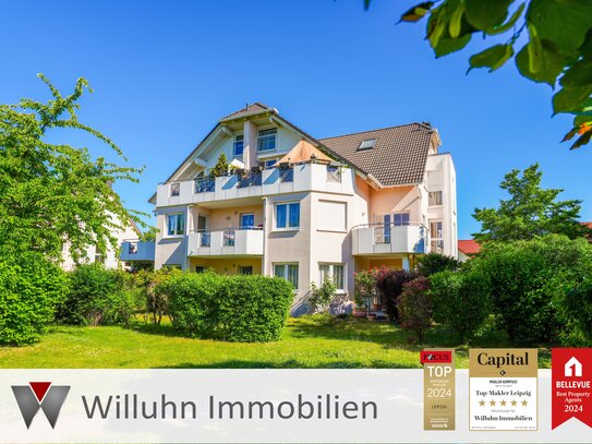 Familienwohnung | Süd-Balkon | Stellplatz | 5 Min bis Cospudener See