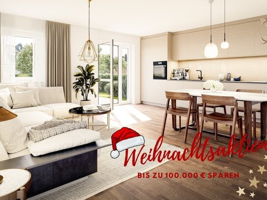 WEIHNACHTSAKTION - 5-Zi.-Maisonette-Wohnung mit grünen, großem Garten in Sauerlach