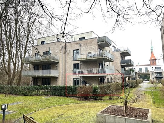 Vermietete 3 Zimmer Erdgeschosswohnung mit kleinem Gartenaneil im Edur-Park in Kiel-Hassee