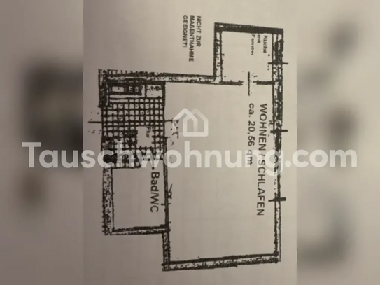 [TAUSCHWOHNUNG] Suche zentrale Wohnung ab 2 Zimmer, biete zentrale 1-Zimmer