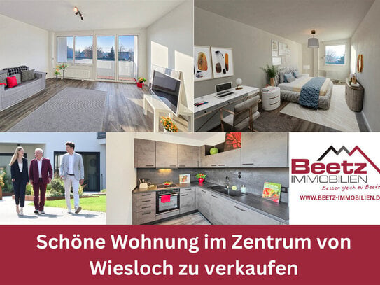 Komplett renovierte 3 Zimmer Wohnung mit Balkon und Garage in Wiesloch zu verkaufen