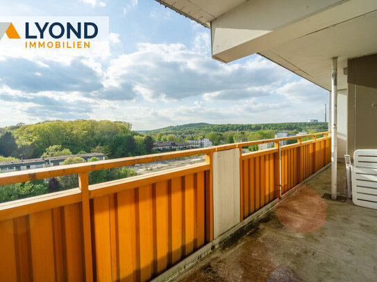 Vermietete Balkon Wohnung mit Blick über Bergkamen zu verkaufen!