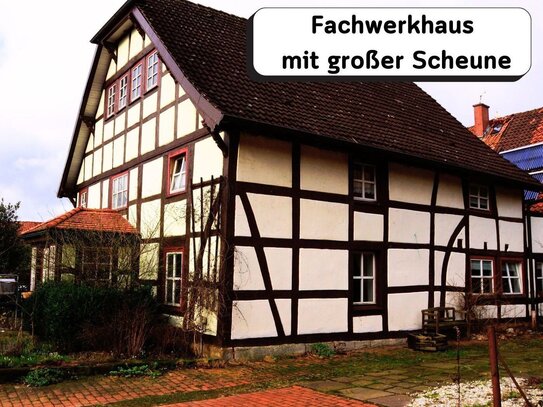 *PRIVAT*Platz für kreative Ideen - Fachwerkhaus mit großer Scheune (kein Denkmalschutz)