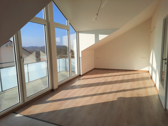 1 Zimmer DG Wohnung mit großzügigem Balkon